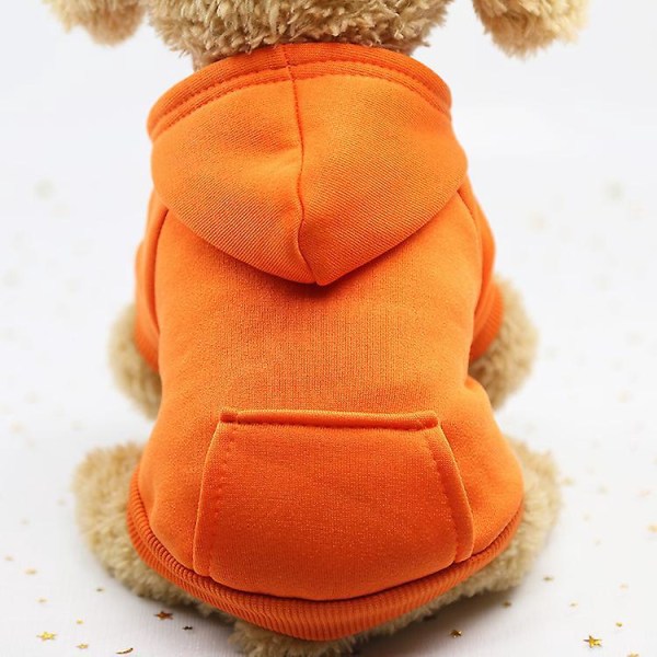 Orange sportkläder för katt och hund, tillbehör för husdjur - storlek Large