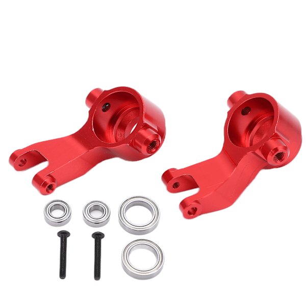 RC Styrekop RC Styreblok i aluminiumlegering med lejer og skruer til ARRMA Senton Serie 1/10 RC Bil Rød