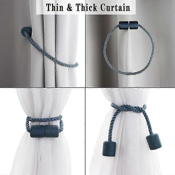 Sterke magnetiske gardiner, elegante dekorative bånd