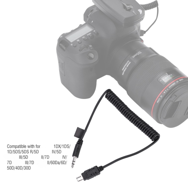 MC-DC2 0,5 m kameran kaukolaukaisimen liitäntäjohto Nikonille (3,5 mm)