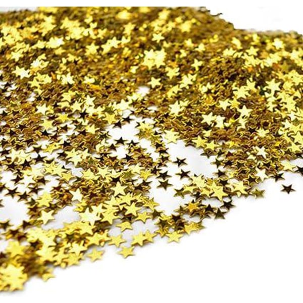4000 kpl Gold Star -konfettia