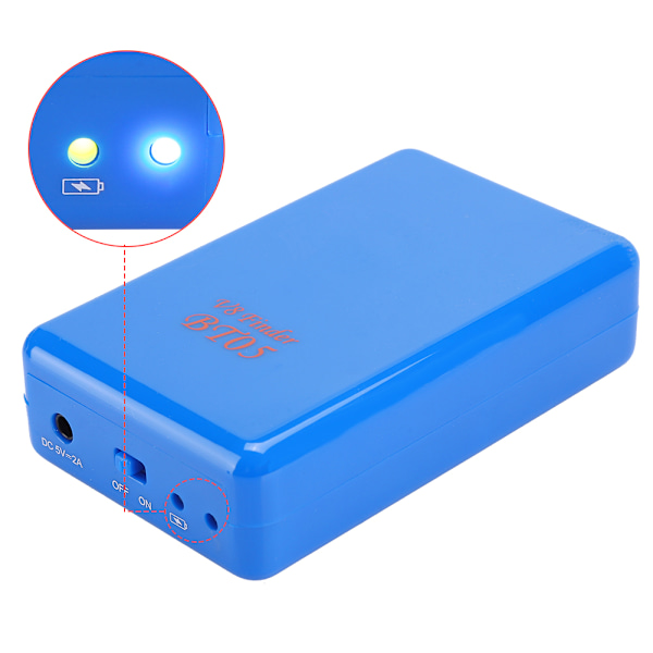 GTMEDIA BT05 2000mAh Bluetooth Satellit Finder Blå til IOS/Android (EU 110V-240V)