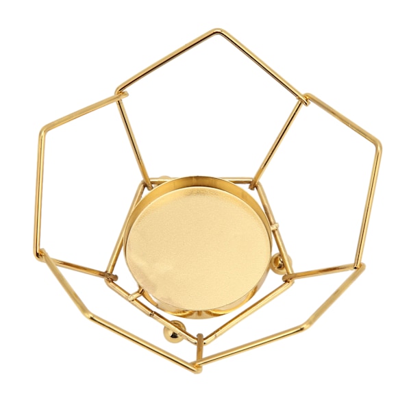 Lysestake Nordisk Enkel Geometrisk Jernramme Metallhåndverk Elektroplettering Lysestake Ornament