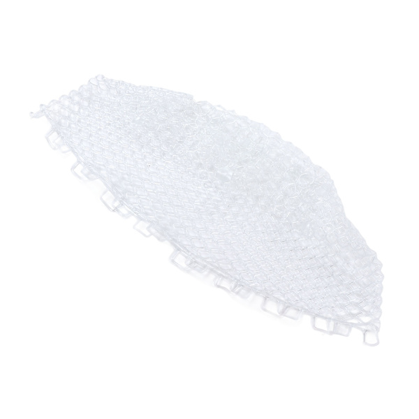 Fiskenet Landing Net Stærk Robusthed 40cm Dybde Foldbar Fiskenet Dip Net Udskiftning Til Fiskeredskab Hvid