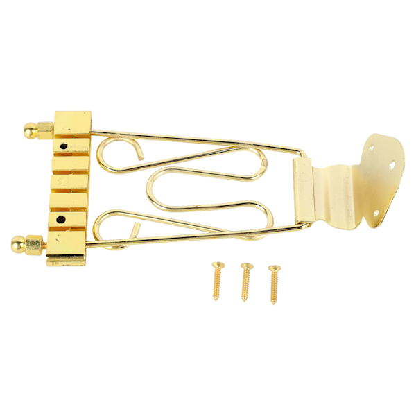 Bass Bridge Tailpiece Sink Alloy 6 Strings Electric Bass Bridge Tailpiece Erstatning Gold