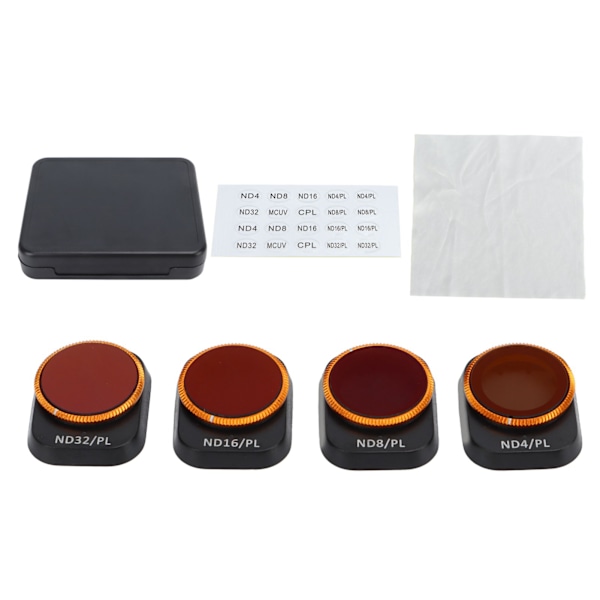 4-pack Kameralinsskyddskombination Justerbar ND PL CPL Linsfilterset för DJI Mini 3 Pro RC-tillbehör
