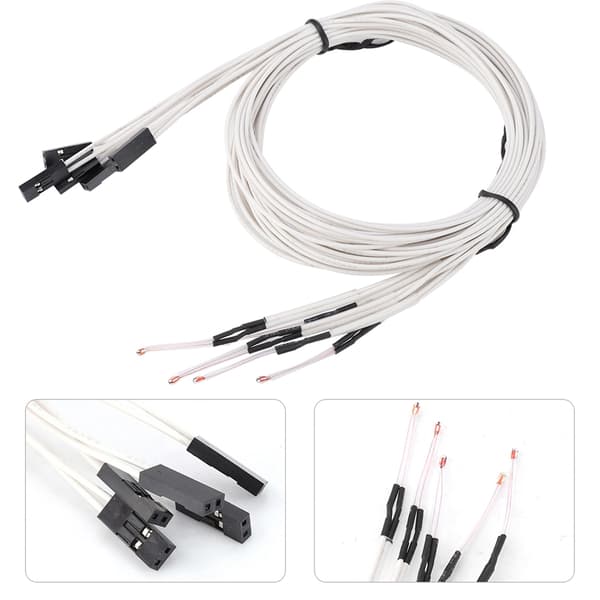 5 stk. 3D-skrivertilbehør 100K 3950 Temperatursensor med terminaltermistor