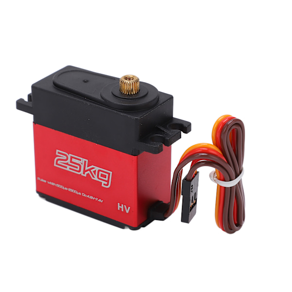 25 kg RC Digitaalinen Servo Korkea Vääntömomentti Täysmetalli RC-Ohjauslaite 1/10 1/8 RC-Autoille