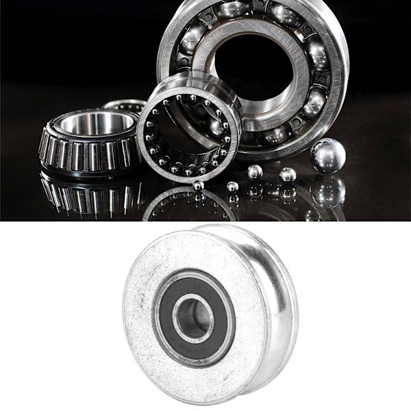 Kestävä laakeripyörä teräsvaijerille nosto-ohjaimeen (48mm)