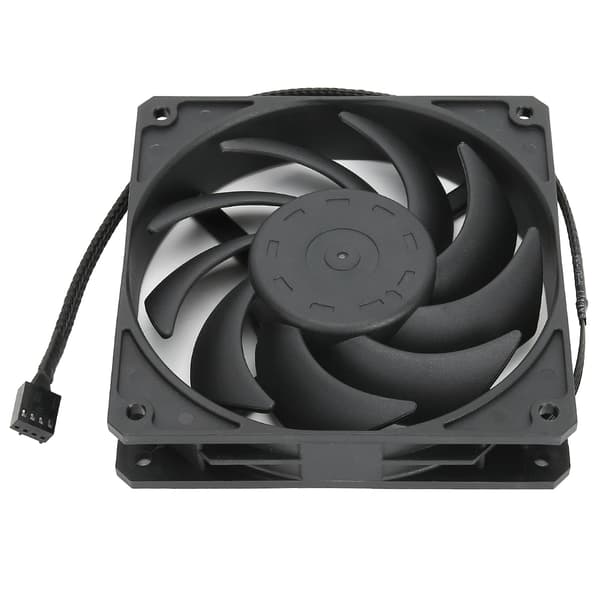 12 cm 2400 RPM Køleventilator Lavt Støjniveau Køler 4-Pin PWM Header Interface til Stationær Computer Sort