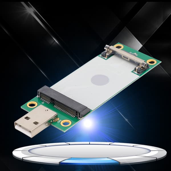 Mini PCI-E til USB Riser-kort til WWAN-testadapterkort 3G/4G-modul med SIM-kort