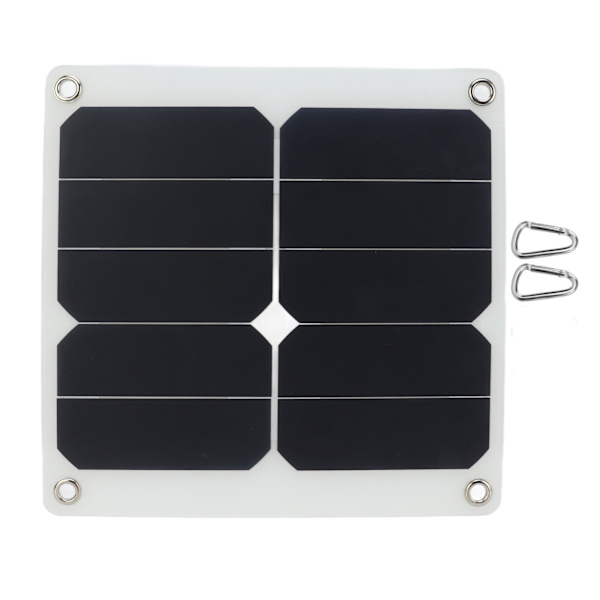 Solar Laddningspanel 15W 5V Mini Bärbar Polysilikon Semi Flexibel Usb Solpanel Laddare Solcellsmodul