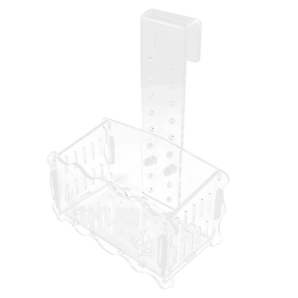 Akvarium Vandplanteholder Akryl Akvarium Hængende Vandplanteholder til Fiskekum Akvariescape Dekoration M