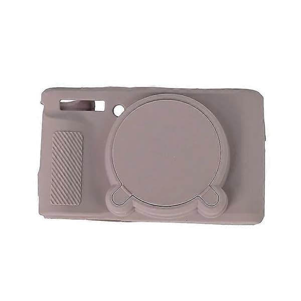 z0T Soft Silicone Protective Case for Canon SX740 SX730 Anti-fall l1C Camera Protector - Grey