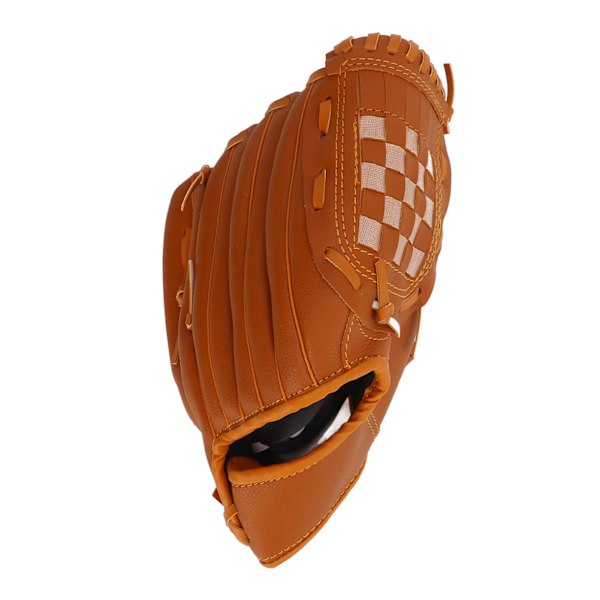 Sport Baseball Handsker PVC Brun Baseball Pitcher Handske til Børn Voksne Træning Udendørs 11.5in