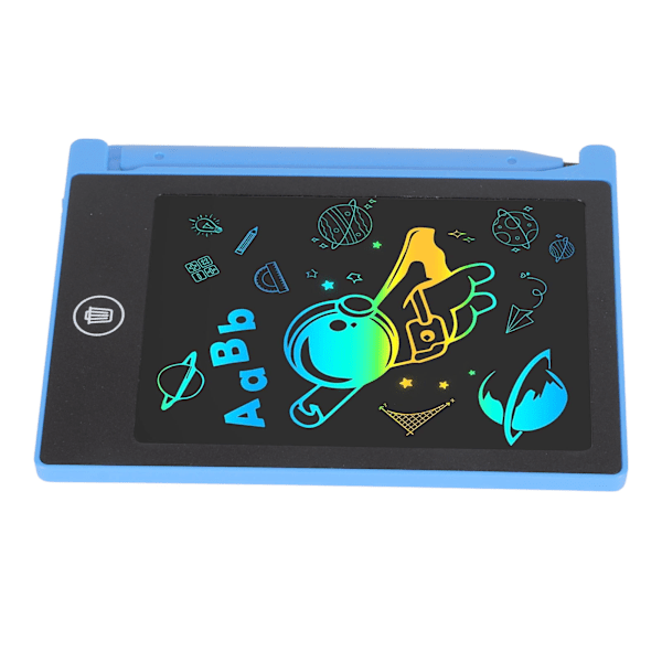 Mini LCD Skrivetavle Vanntett 4.5in Slettbar Gjenbrukbar Elektronisk Tegnebrett Doodle Board for 3‑6 År Gamle