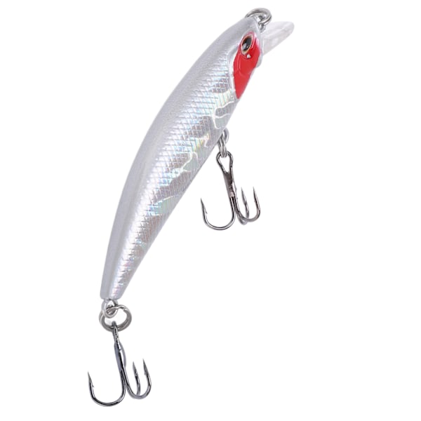 Fiskedrag 3D Vivid Eyes 6,8 cm ABS Plast Slitstark Naturlig Robust Minnow Lure för havsvatten Sötvatten Färg 5