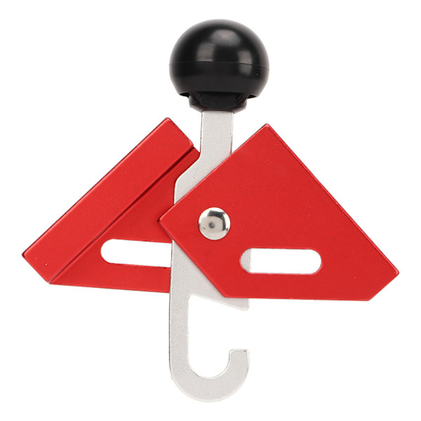 Enkelt Teltsupport-Thimble Anti-Punktering Baldakinstang Top Caps Teltsstang Aluminium Legering Camping Tilbehør 6mm Rød