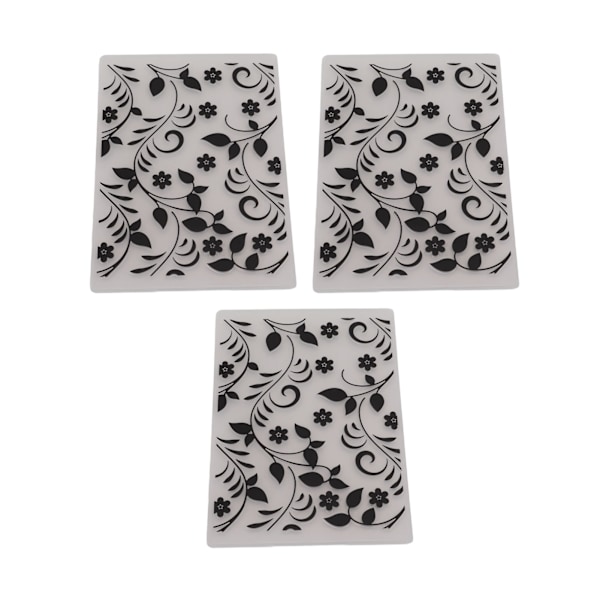3 stk. pregefolder Multifunksjonelle DIY plastpregemaler for pregemaskin