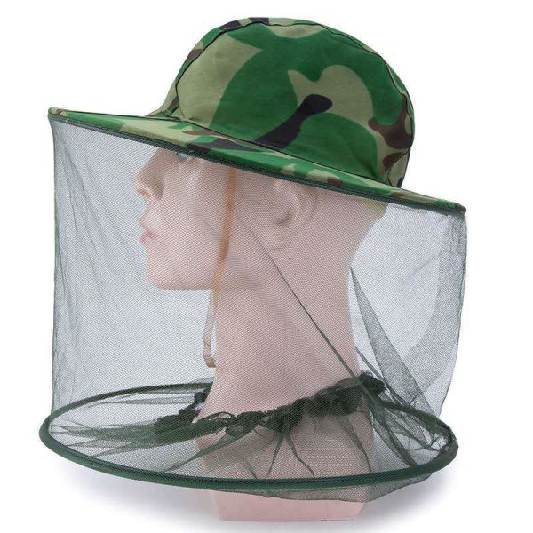 Hage Birøkterlue Kamuflasjenett For Utendørs Myggnett Capmt Hat