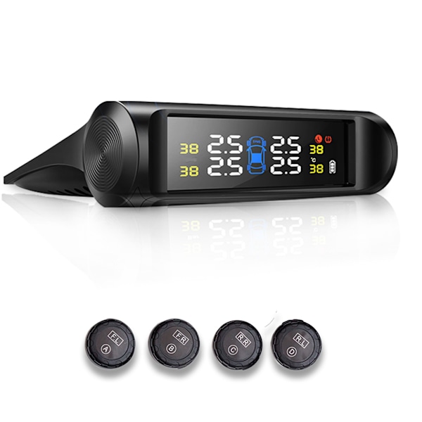 C240 Solcellsdriven Bil Extern TPMS-Sensor Däcktrycksövervakningssystem
