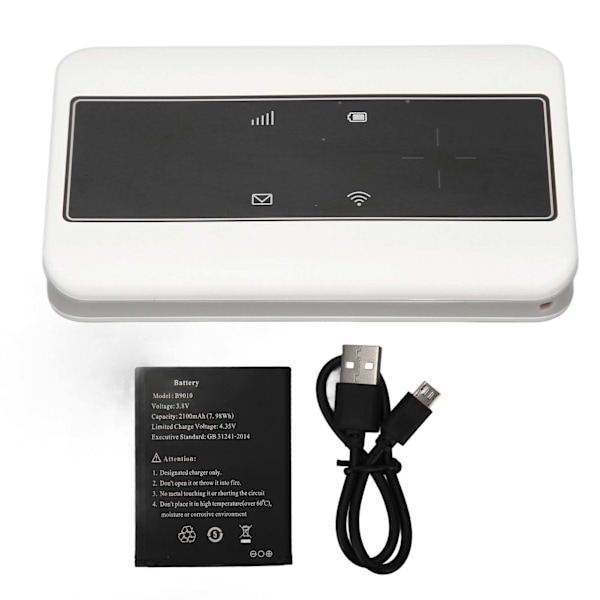 4G LTE Mobil WiFi Hotspot med SIM-kortplats Lås upp 150 Mbps Hög Hastighet Bärbar WiFi Router för Asien Europa