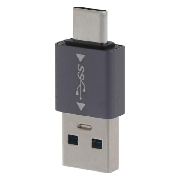 2 stk. USB3.0 Hann til Type-C Hann Adapter Støtter Datasynkronisering og Lading