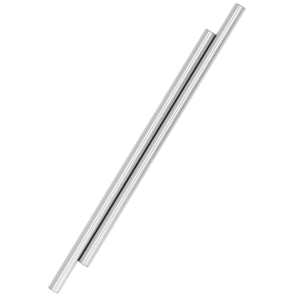 2 stk. 8 mm lineær aksel med høj præcision, forkromet stål, bevægelsesstyrecylinder til 3D-printer, 400 mm / 15,7 tommer