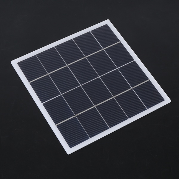 Bærbart 4W 5V polykrystal solpanel lamineret bordkomponent gør-det-selv-tilbehør