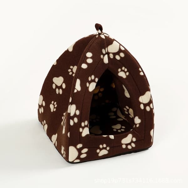 IGLOO HUNDE- OG KATTESENG MED DYREPOTETRYKK