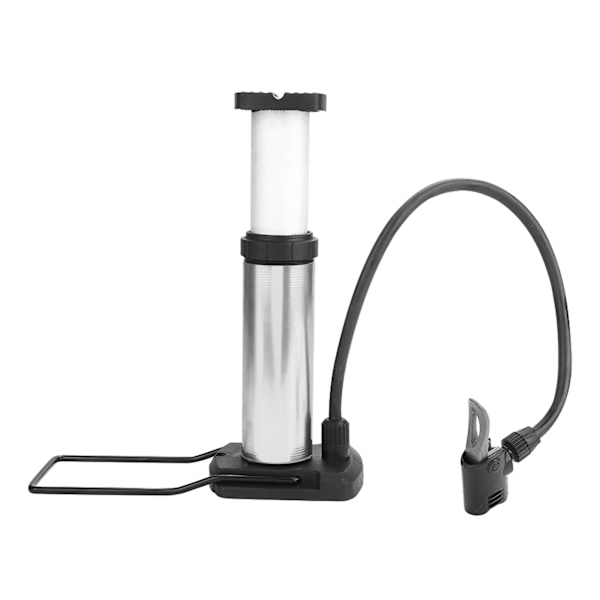 Mini Bike Pump Bärbar Cykel Motorcykel Fotpumpar Aluminiumlegering (silver)