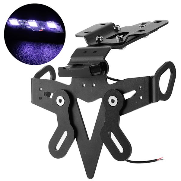 Bakre Nummerplåtshållare Tail Tidy Fender Eliminate med LED-lampa Passar Yamaha MT‑07 FZ‑07 13‑20