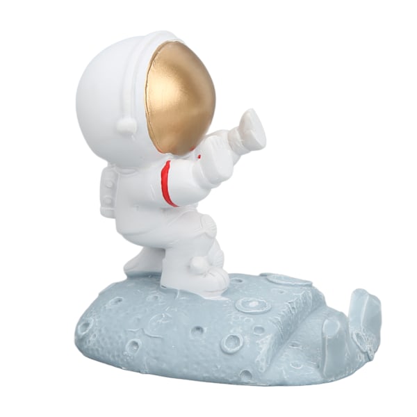 Mobiltelefonholder Kreativitet Astronaut Tegneserie Astronaut Simpel Resin Materiale Telefonholder til Hjemmekøkken Kontor Gylden