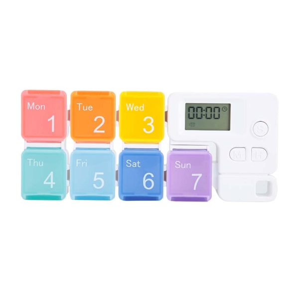 Mini Weekly Portable Medicine Remider Tablet Piller Godis Förvaringslåda Organizer CaseBox
