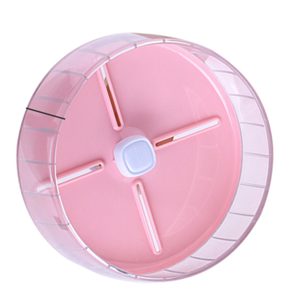 Hamster Løbehjul Lydløs Hamsterhjul Legetøj til Små Dyr Hamsterbur 20cm/7.9in Pink