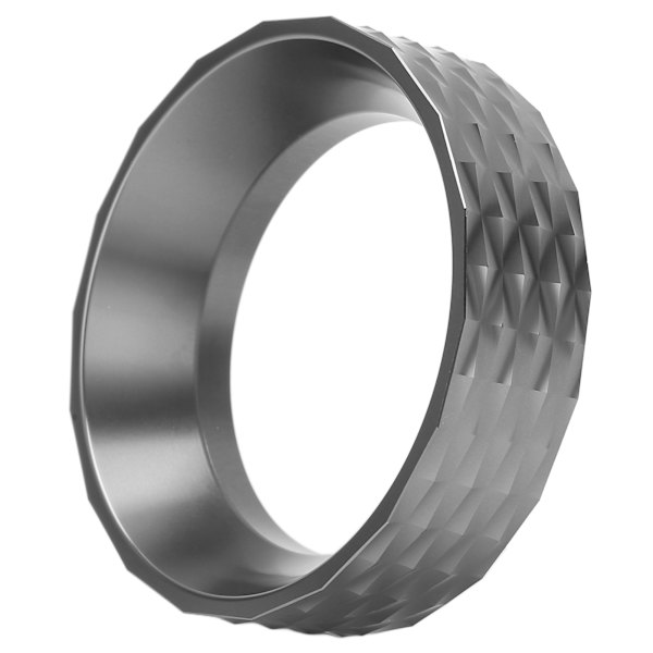 58 mm kaffedoserings tratt i aluminiumlegering förhindrar spill Hälsosam Lätt rengöring Doseringsring för hemmakontor Grå