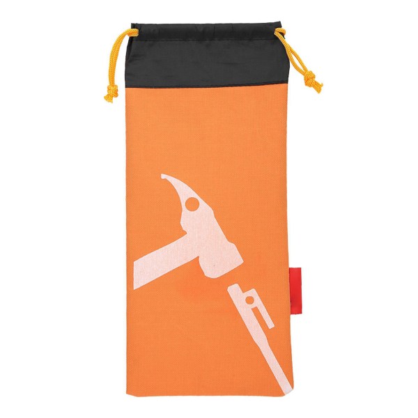 Telt Camping Telt Ply Hammer Nail Pouch Svart Peg Nails Stake Oppbevaringspose (oransje)