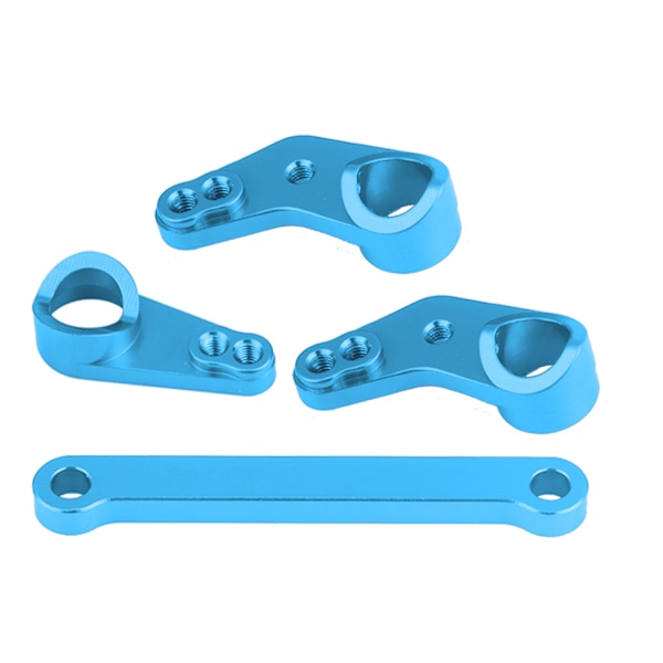 Aluminiumlegering Styrservo Saver Komplett för FS 53633/51805/51806 1/10 skala RC-bil (blå)