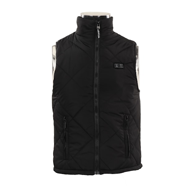 Oppvarmet Vest for Barn, 13 Varmesoner, USB Elektrisk Oppvarmet Jakke for Gutter og Jenter, Utendørsaktiviteter, Hjemmefritid, Svart, 140 cm