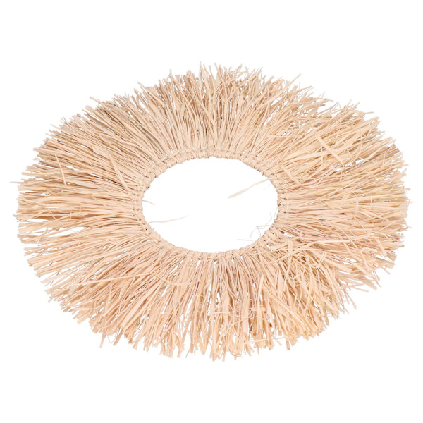 Raffia seinäkoriste kannettava tekstuuri ulkonäkö seinävaate ympäristöystävällinen Raffia roikkuva seinä