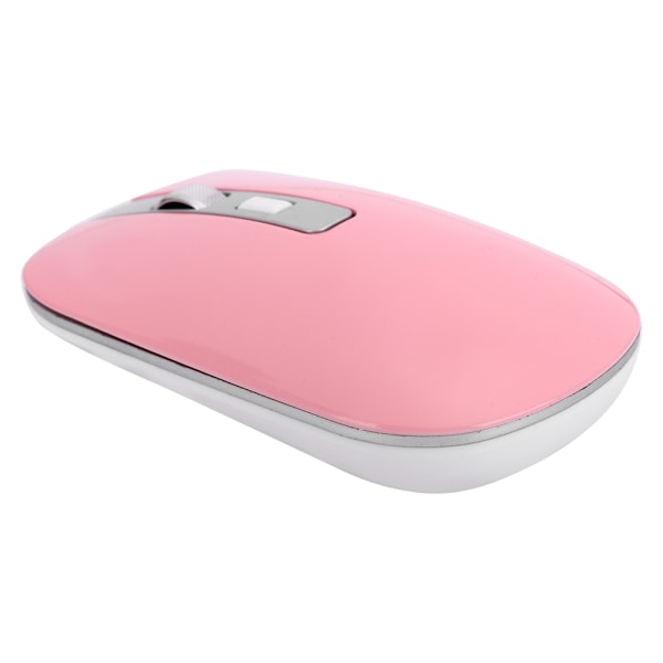 2.4G Langaton Hiiri Ergonominen 1600 DPI Korkea Resoluutio USB Lataus Tietokonetarvikkeet Pinkki