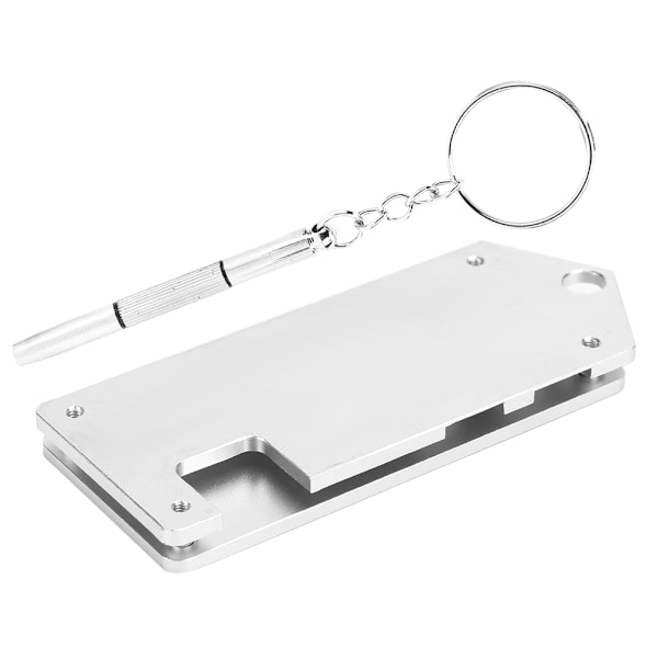 Aluminiumlegeringsfodral för Raspberry Pi Zero W, ultratunt dammtätt skyddsskal (Silver)