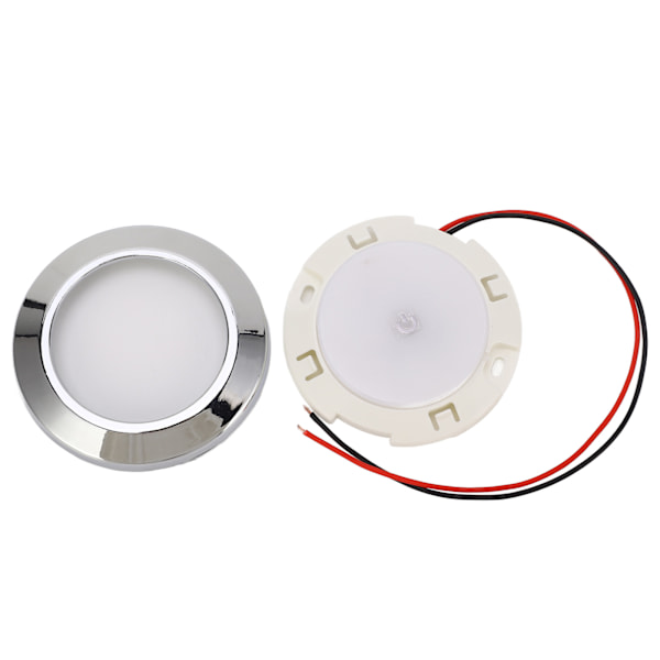2,8 tommers RV-kuppellampe DC 12V LED-innvendige taklamper med berøringsbryter for RV-yachter