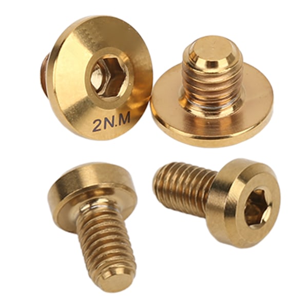 RISK Titanlegering Separat oljecylinderlock Bultar Cykel Hydraulisk bromsbult för M610 M615 M675 M785 Guld
