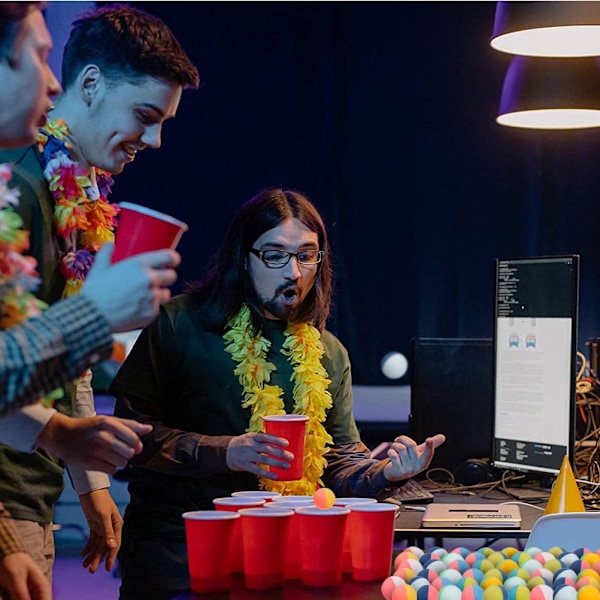 10 stk Ping Pong-baller Fargede Ping Pong-baller DIY-spill Morsomme Kunst Ping Pong-baller Underholdning Bordtennisballer for barn Party Favoritt