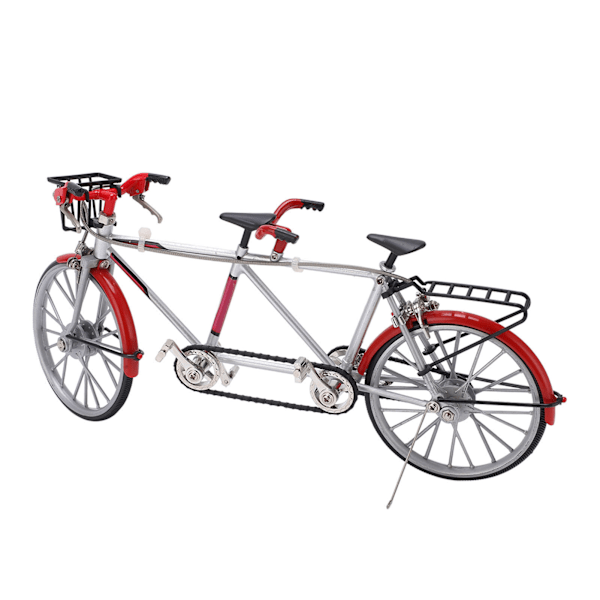 Tandem Mini Cykel Model Høj Simulation Udsøgte Detaljer Legering Cykel Model til Hjemmekontor Skrivebordsdekorationer Gaver