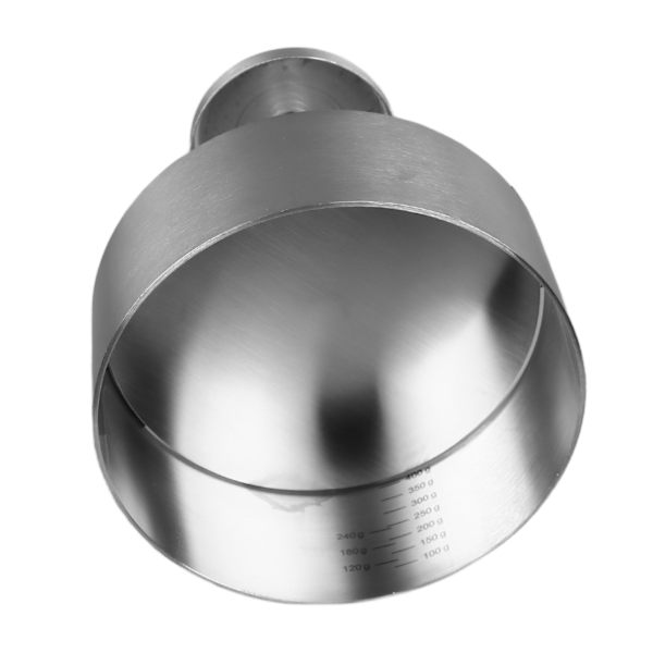 Hamburger-pihvipuristimen muotti 304 ruostumattomasta teräksestä valmistettu hampurilaispuristimen keittiövälineet 11,4 cm