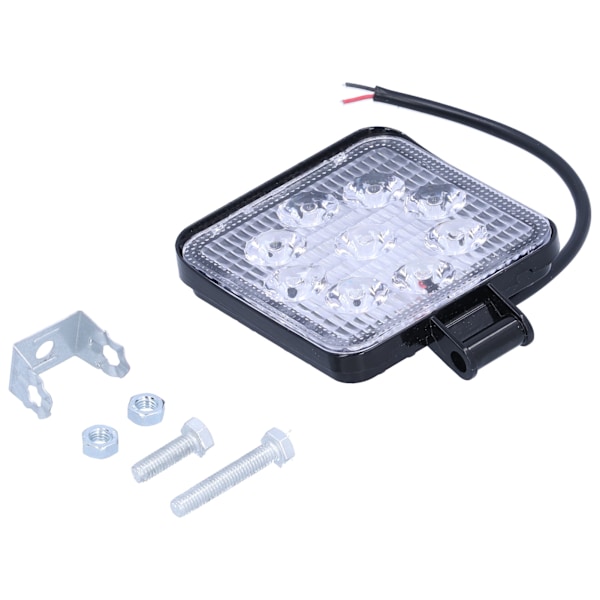 Bil Arbejdslampe 9LEDs Spotlight 27W Kvadratisk IP67 Aluminium Legering PC til Bil Motorcykel OffRoad Universal