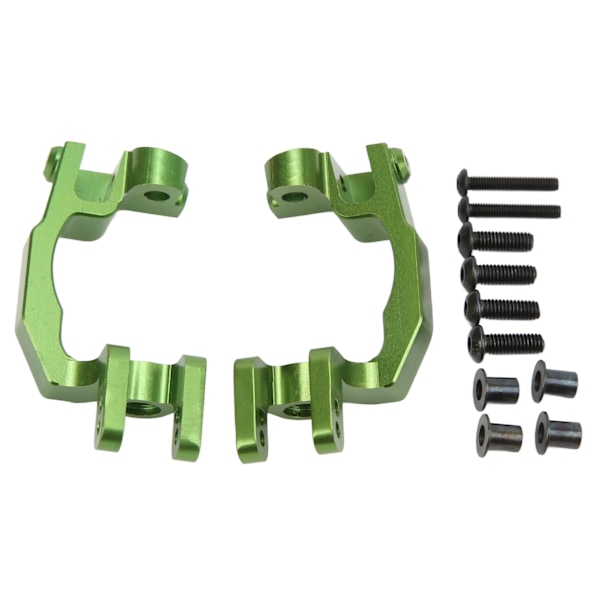 1 par RC C navholdere Bas Caster Block aluminiumlegering til ARRMA Typhon 1/10 Fjernstyrede Køretøjer Grøn