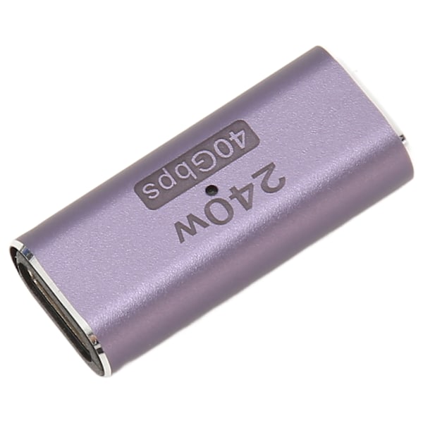 USB4.0 C-naaras-naar-naaras-sovitin, tukee PD 240W 40Gbps 8K 60Hz USB Type C -liitäntää kannettaville tietokoneille, puhelimille ja muille Type C -laitteille